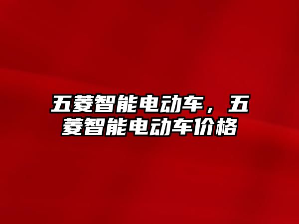 五菱智能電動車，五菱智能電動車價格