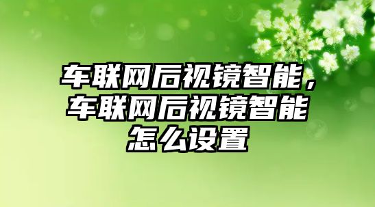 車聯(lián)網(wǎng)后視鏡智能，車聯(lián)網(wǎng)后視鏡智能怎么設(shè)置
