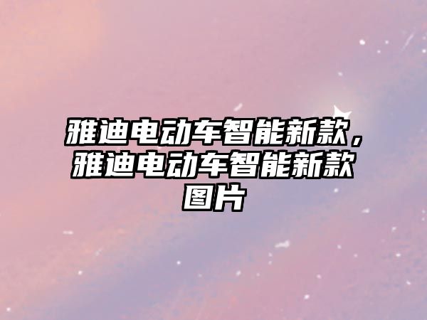 雅迪電動車智能新款，雅迪電動車智能新款圖片